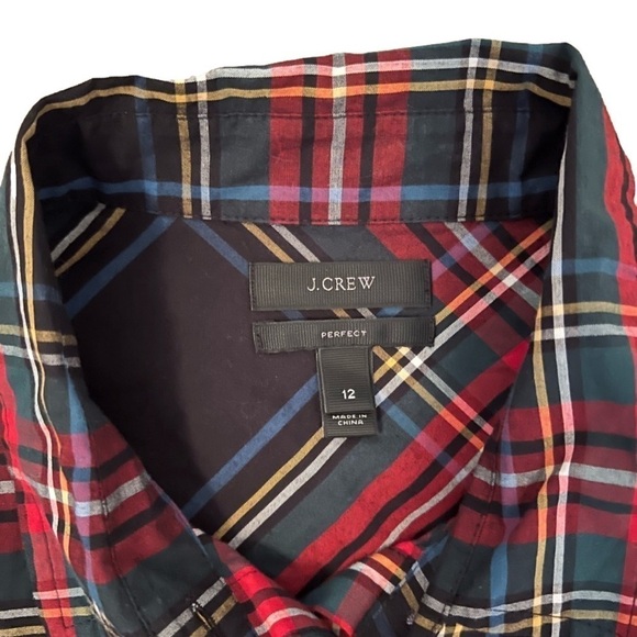 J. Crew shirt, plaid, size 12 - Picture 5 of 5